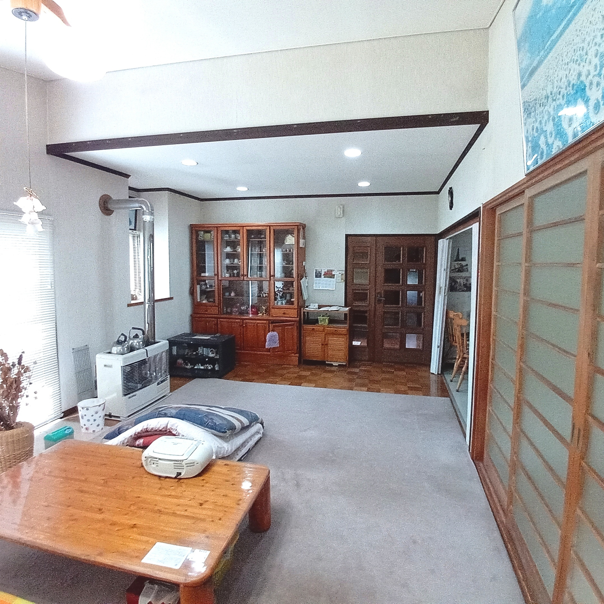 伊達市南黄金町145-104　中古住宅の居間・リビング