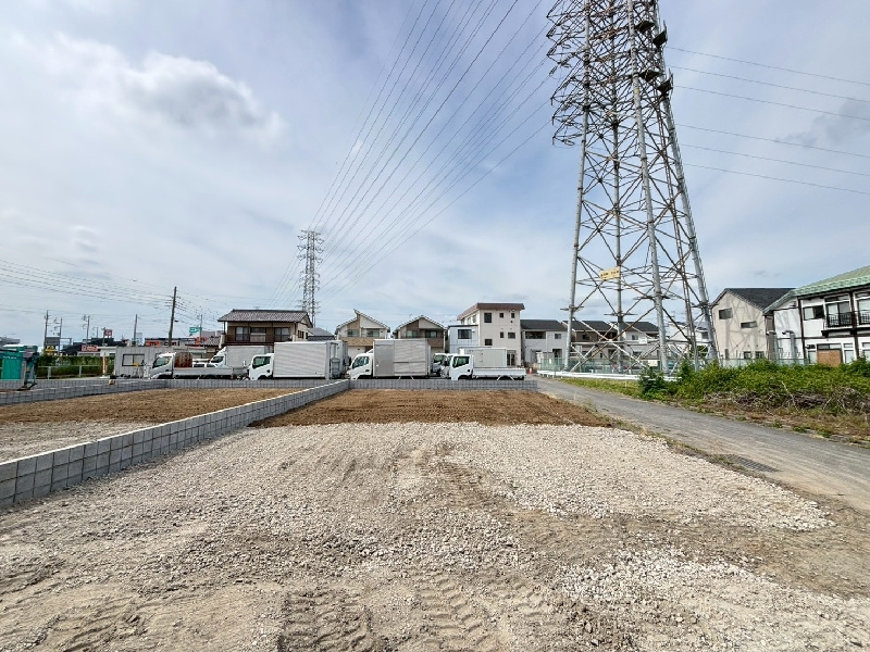 【３号棟：現地土地写真】