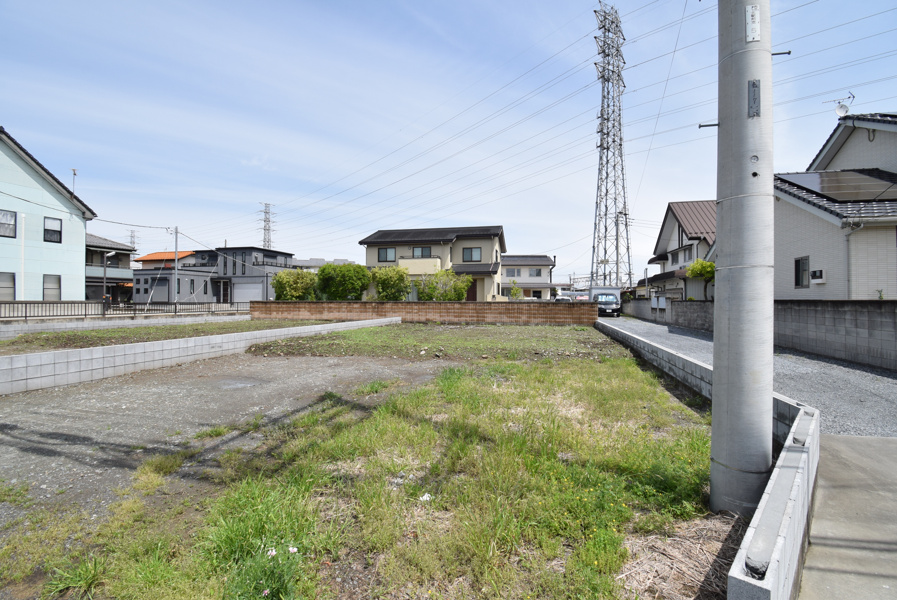 【前面道路含む現地写真】藤岡市立石「全２区画」２号棟