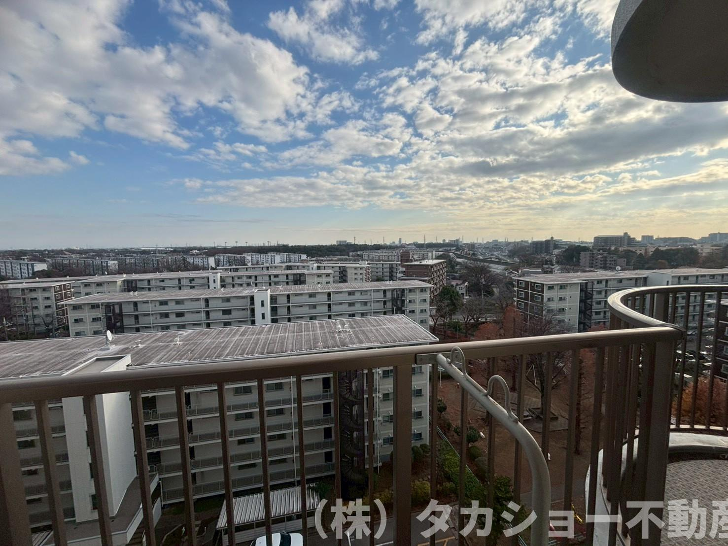 稲毛ファミールハイツ　19号棟の展望