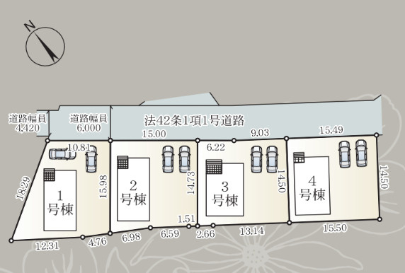 那須塩原市豊浦南町の新築一戸建の区画図|「初めまして！」が集まる分譲地。たくさんの子供たちが年齢を問わずに、仲良く一緒に成長できるのは分譲地の特徴ですね。