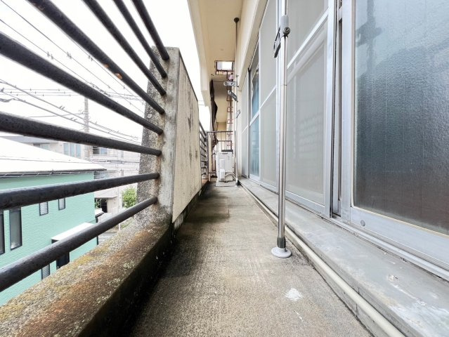 平塚わかばマンションのバルコニー