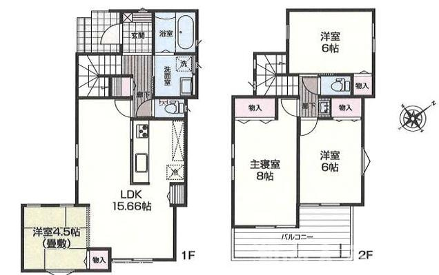 茅ヶ崎市今宿 戸建の間取り