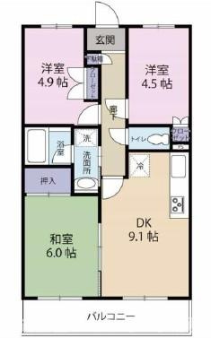 マイキャッスル市原の間取り