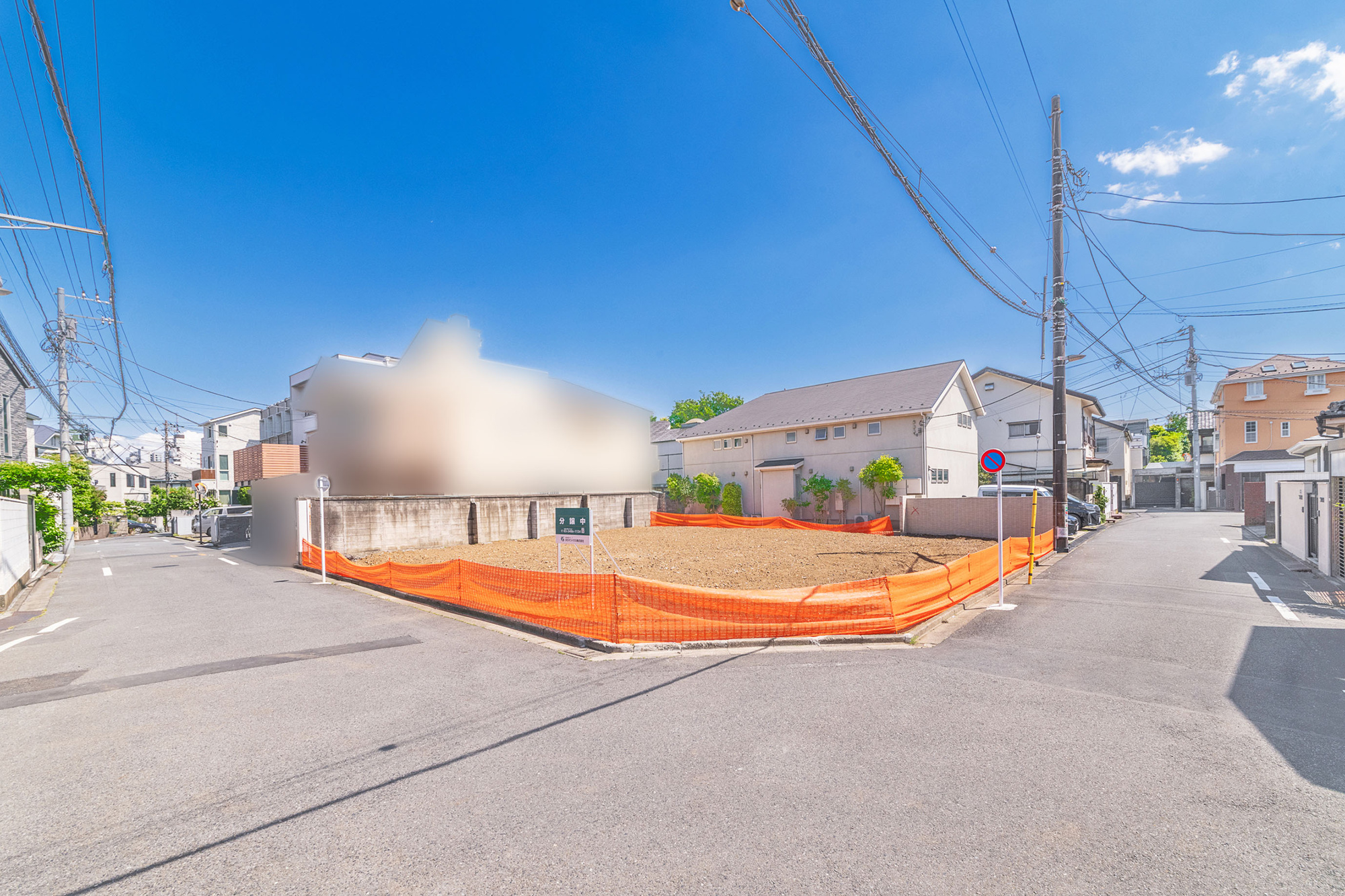 宅地分譲［文京区西片１丁目］の外観|販売現地（角地）
