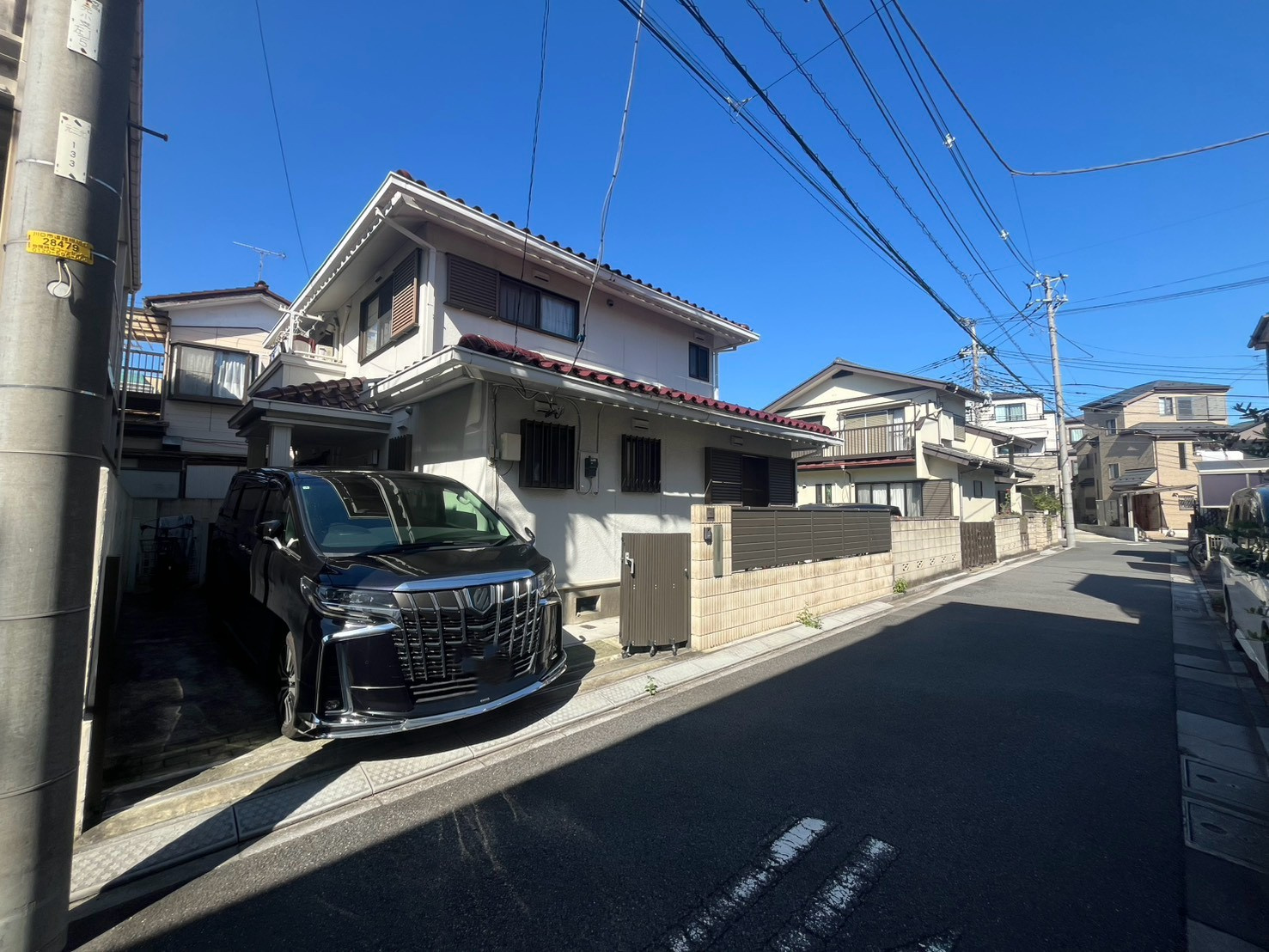 土地 川口市元郷４丁目の前面道路含む現地写真|前面道路も広く、駐車もしやすいです