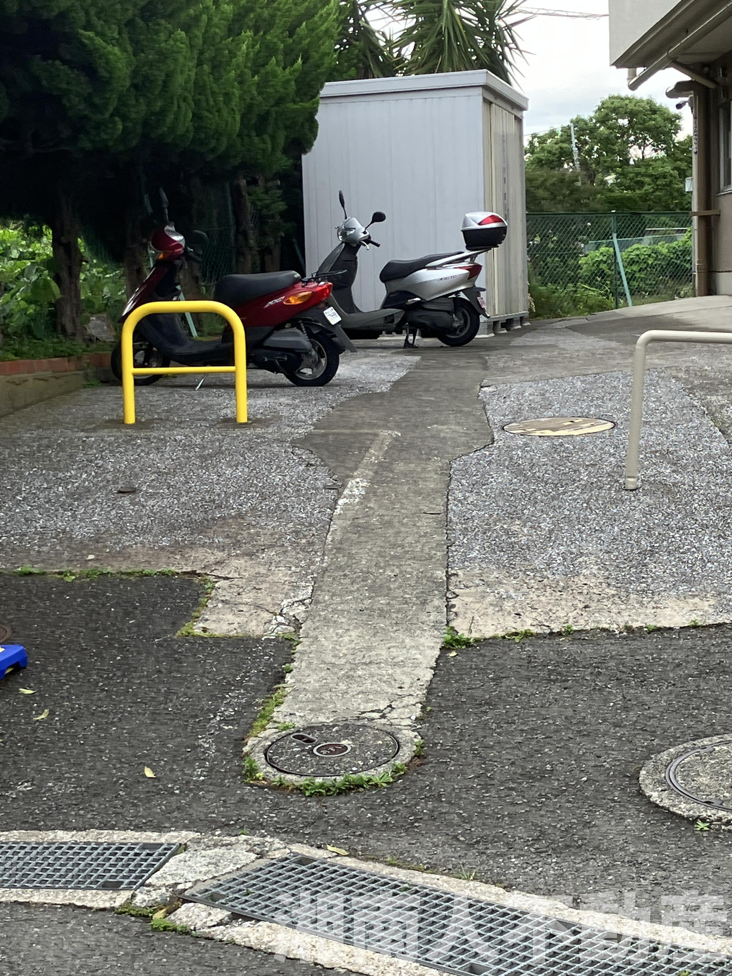 ニュー大船マンションの駐輪場