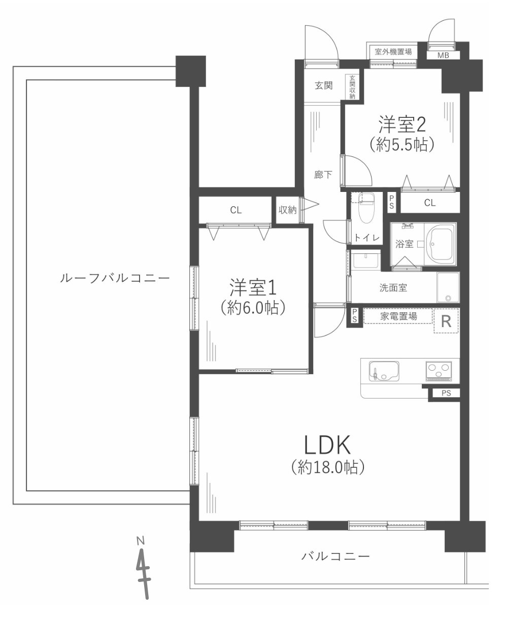 アンビエント千里山の間取り