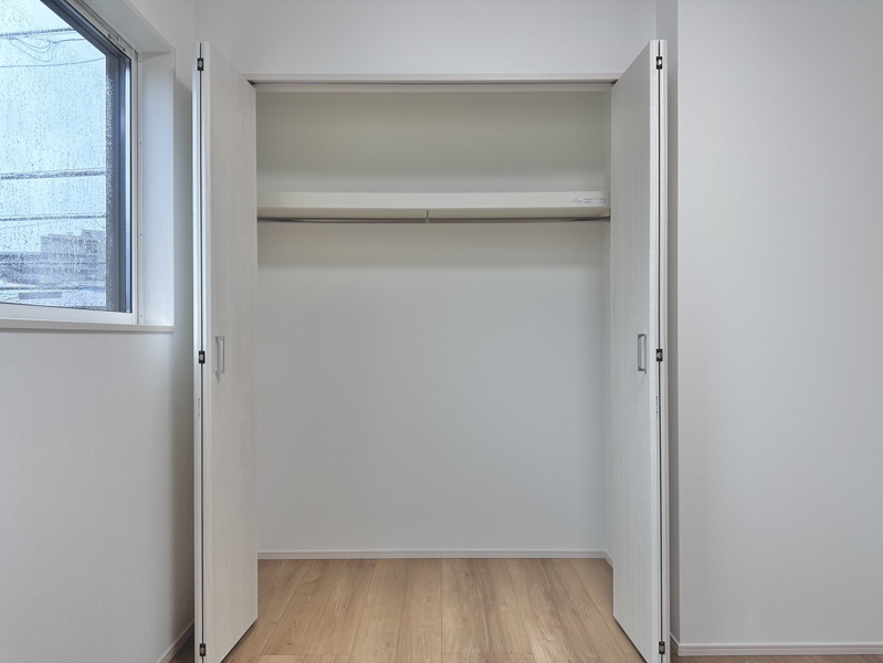 各部屋収納の為、お部屋の広さを有効活用できます！