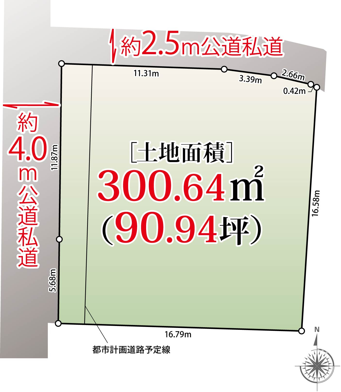 宅地分譲［鎌倉市由比ガ浜１丁目Ⅱ］の区画図|区画図