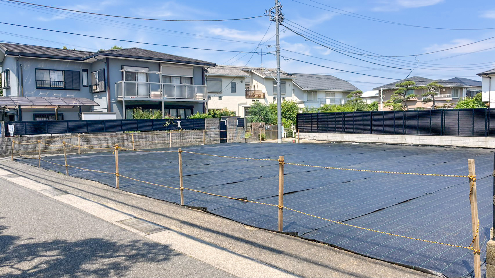 宅地分譲［鎌倉市由比ガ浜１丁目Ⅱ］の前面道路含む現地写真|現地（2026年6月撮影）