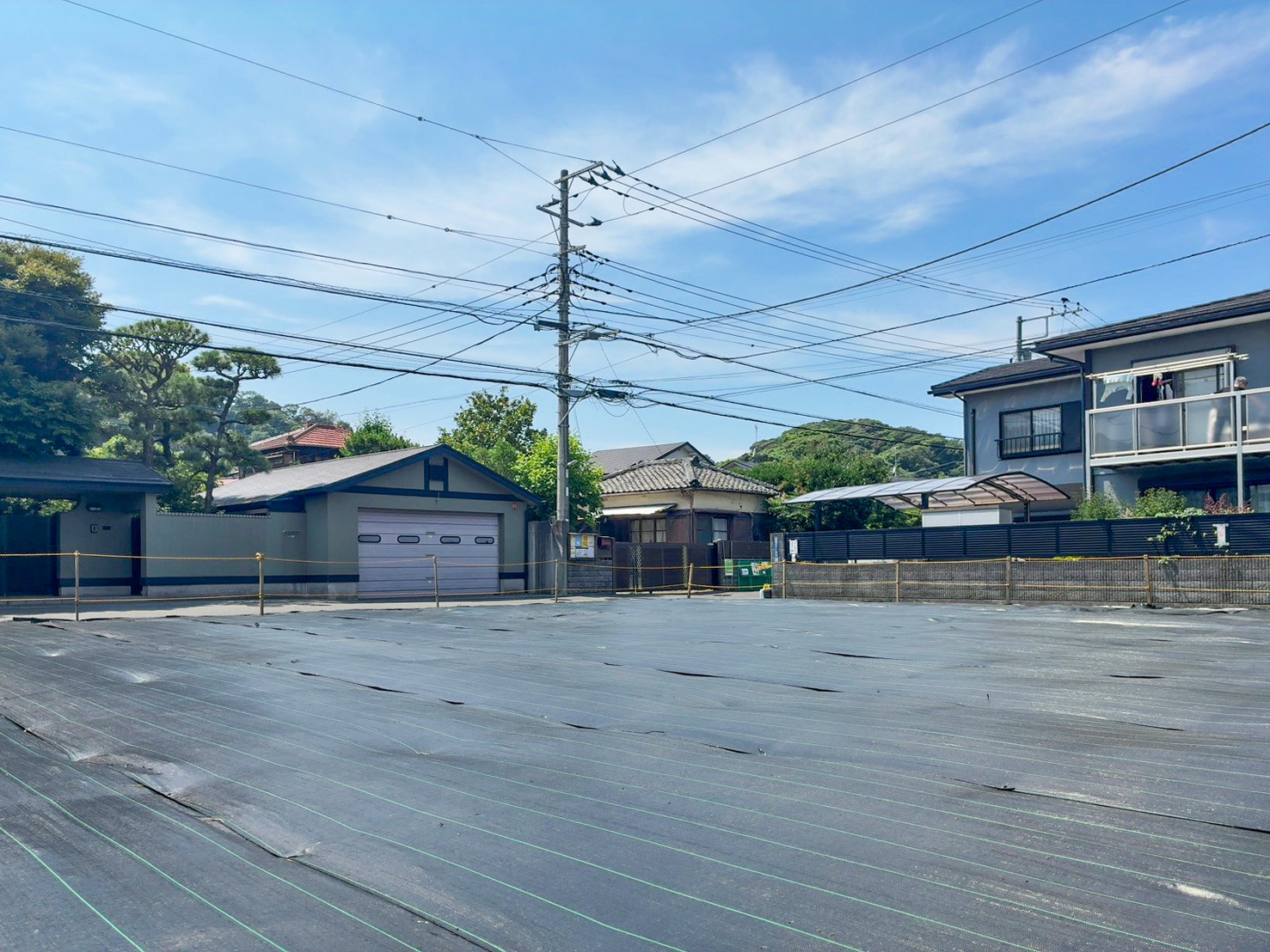 宅地分譲［鎌倉市由比ガ浜１丁目Ⅱ］の外観|現地（2026年6月撮影）