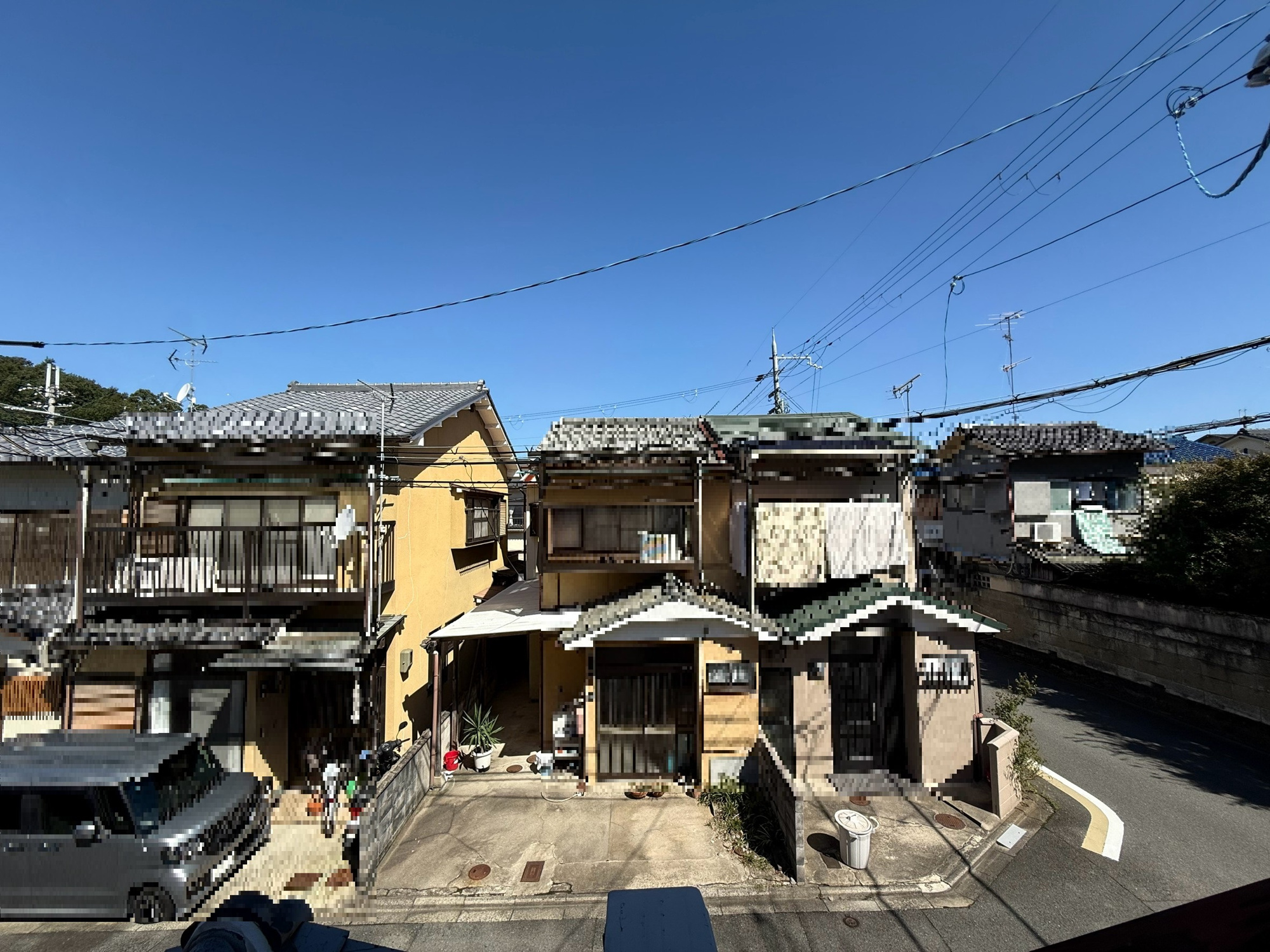 花園段ノ岡町テラスの展望|北側の眺望です。