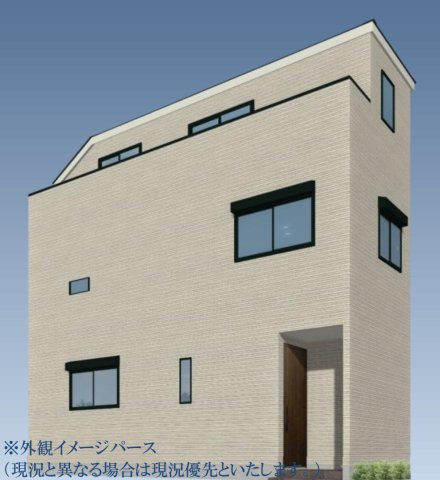 横浜市南区堀ノ内町２丁目 新築戸建て【仲介手数料無料】の外観パース