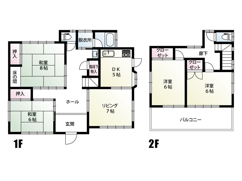 【深谷市稲荷町３丁目　間取図】