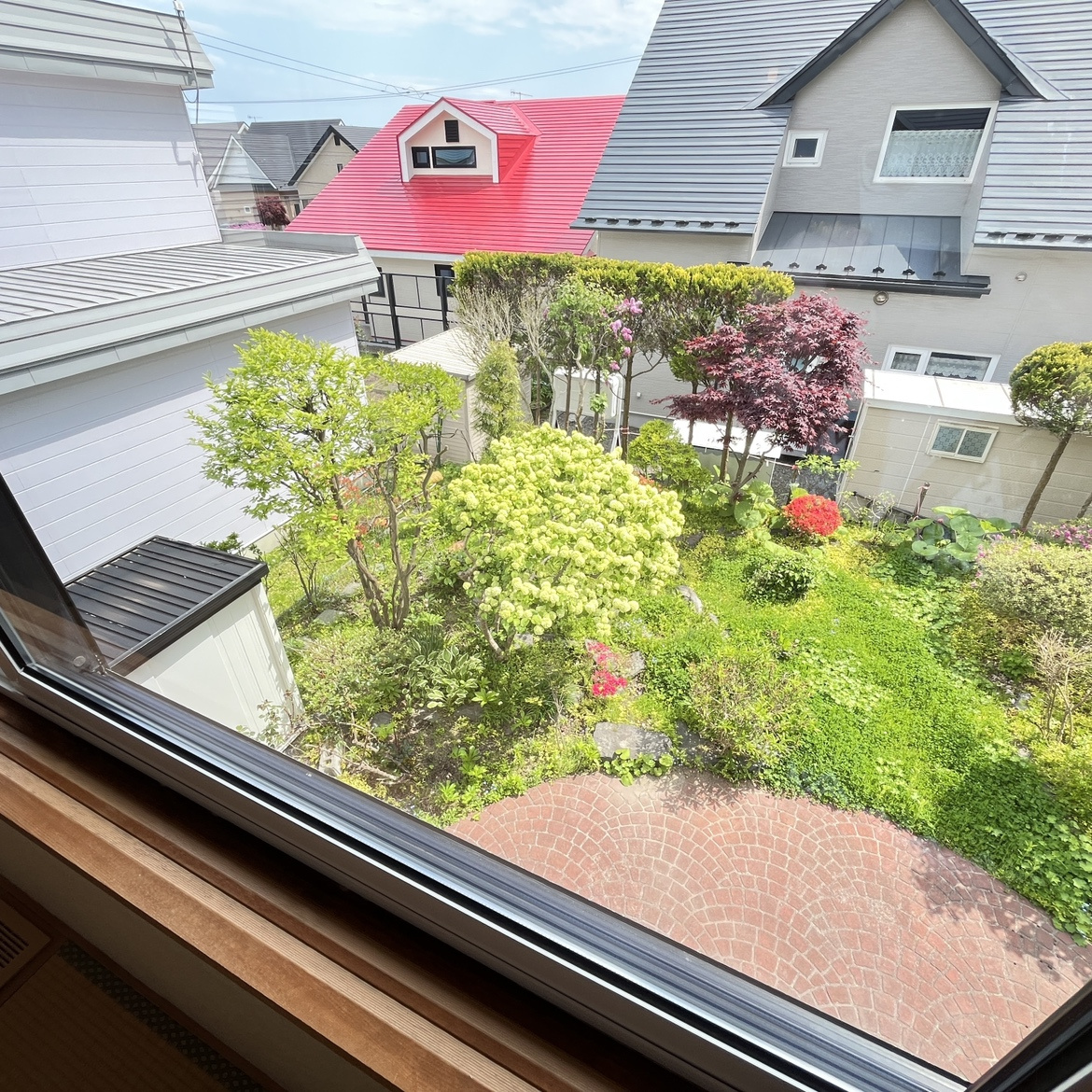 登別市富岸町2丁目29-14　中古住宅の庭