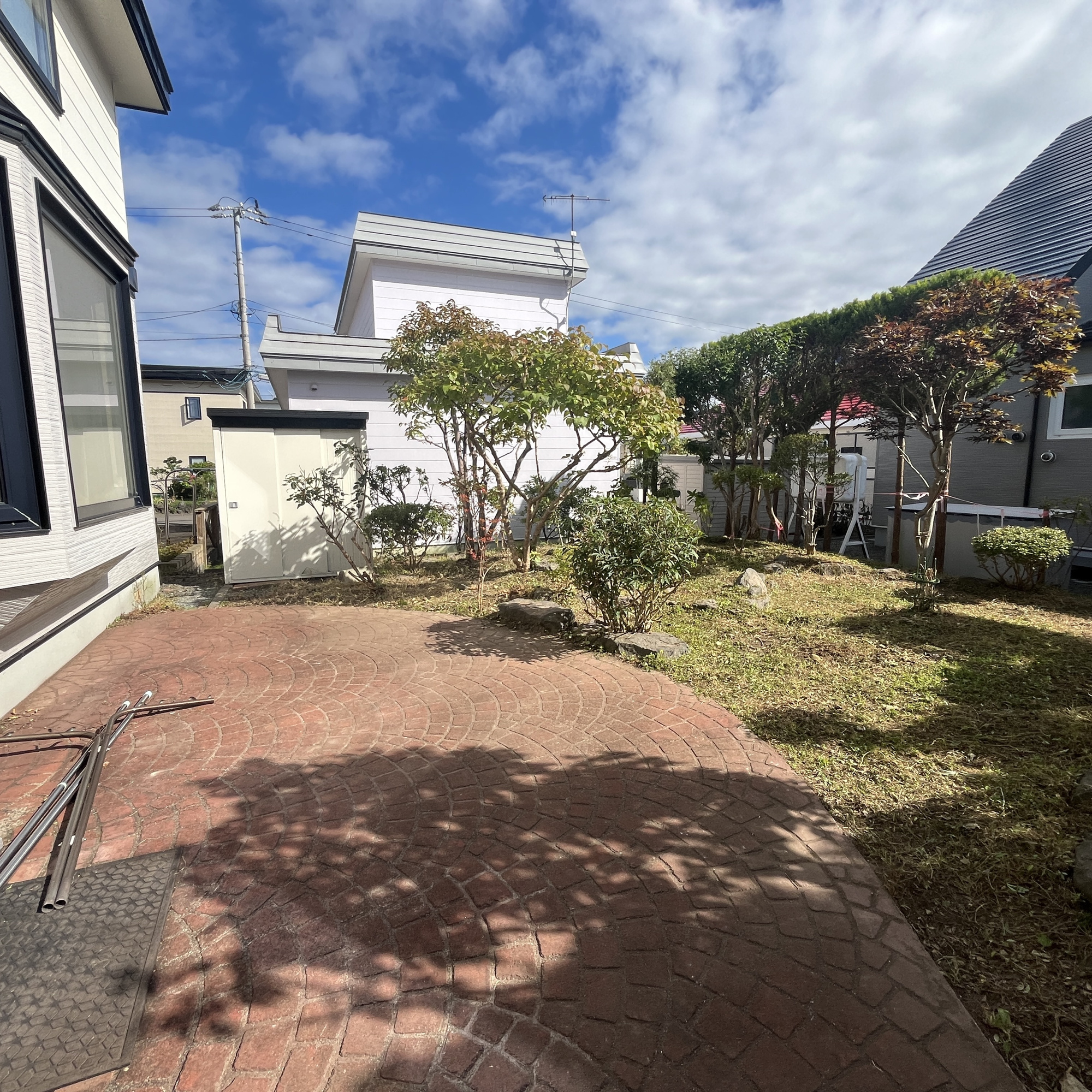 登別市富岸町2丁目29-14　中古住宅の庭