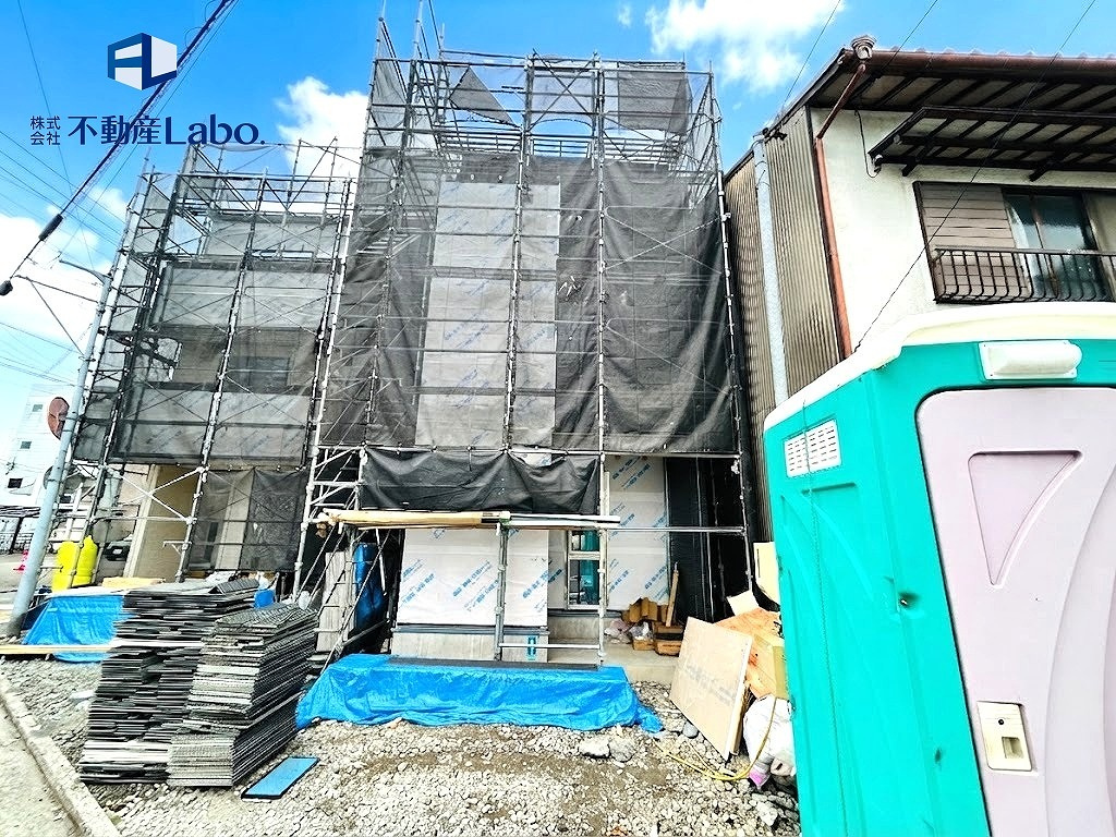 駿河区中原3期　新築分譲住宅　全2棟の外観|完成へ向けて建築が進行中♪
現地で住まいの雰囲気をご確認いただけます♪