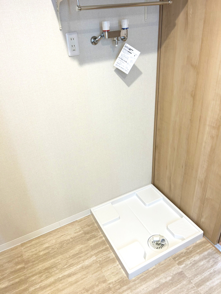 妙法寺駅前住宅のランドリースペース|洗濯機置場