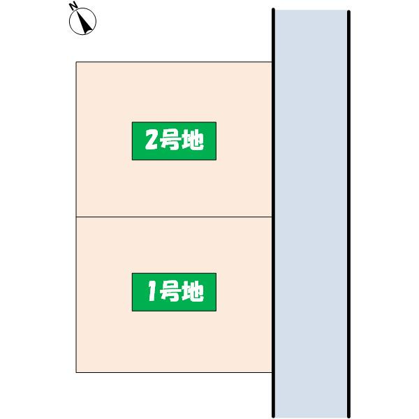 多聞台4丁目土地：2号地の区画図