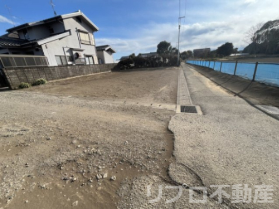 野田市目吹土地の外観|本地のほかに位置指定道路部分33㎡あり
