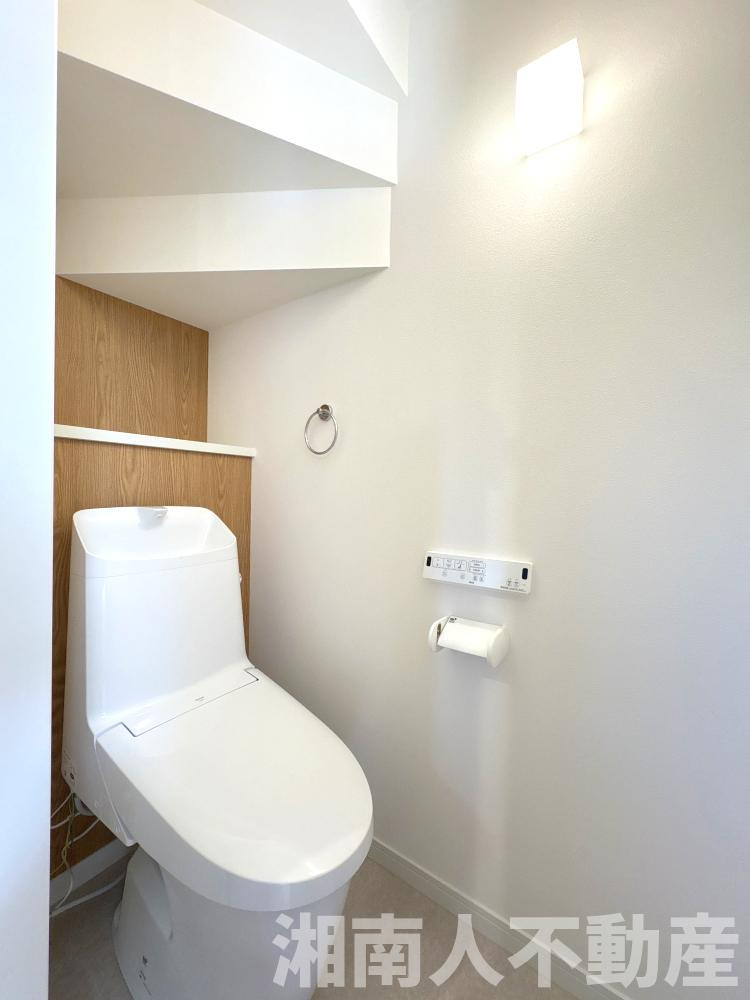 小田原市国府津　新築戸建のトイレ|シンプルで使いやすいトイレです
