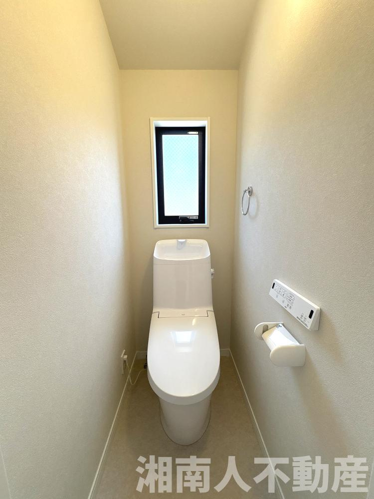 小田原市国府津　新築戸建のトイレ|コンパクトで使いやすいトイレです