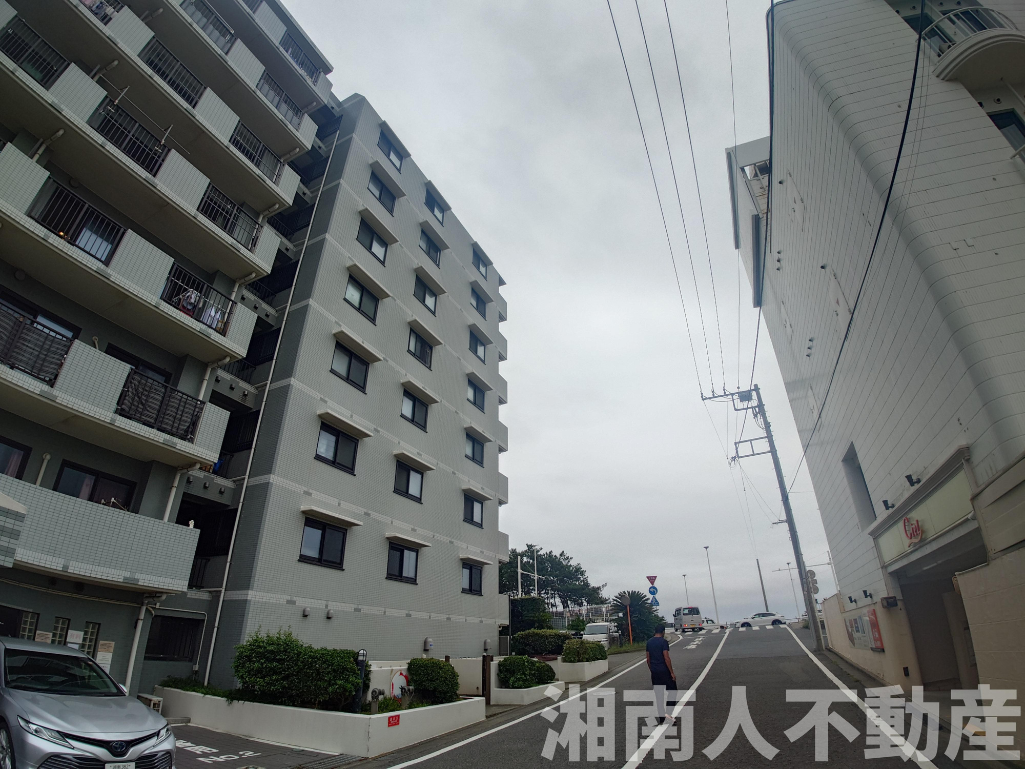ダイアパレス湘南虹ヶ浜オーシャンビューの外観|おしゃれな外観です