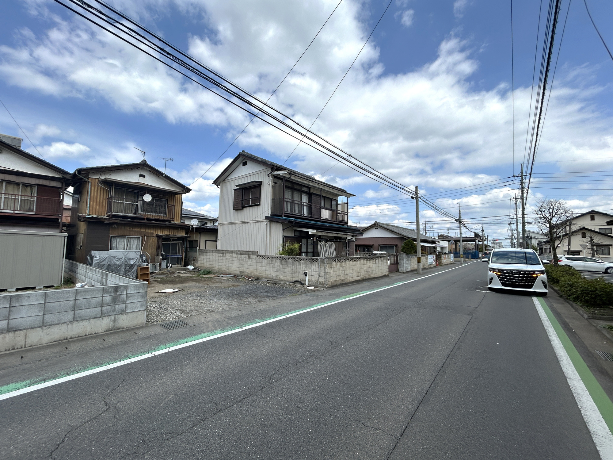 前橋市西片貝町２丁目　土地の前面道路含む現地写真|まずはお気軽にお問い合わせください♪027-289-0914