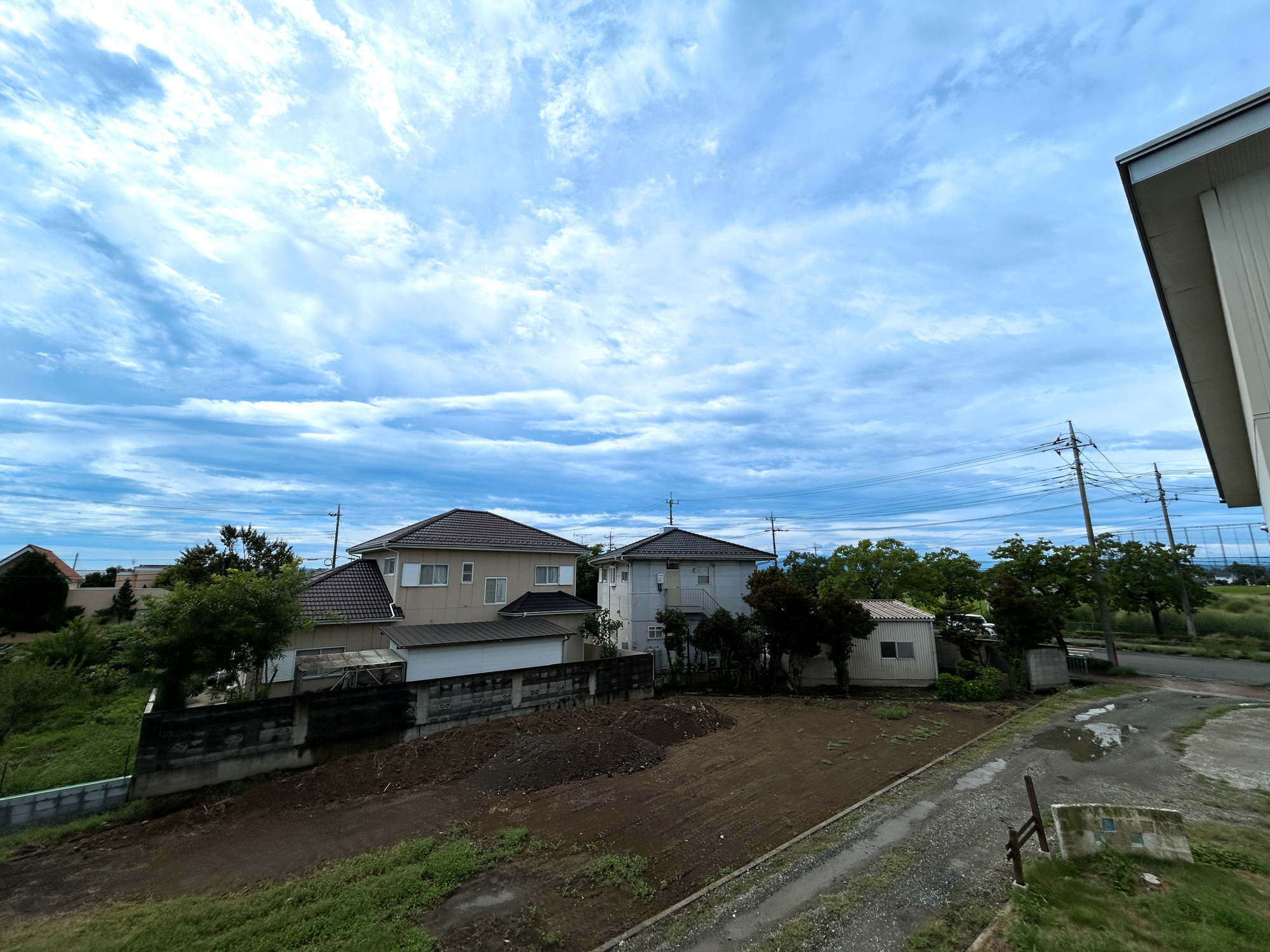 前橋市上佐鳥町　中古住宅の展望|隣地との距離が確保されているので開放感のある眺望♪
