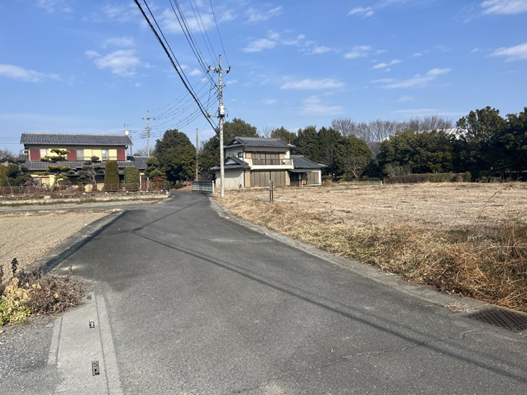上川上　1区画　前面道路