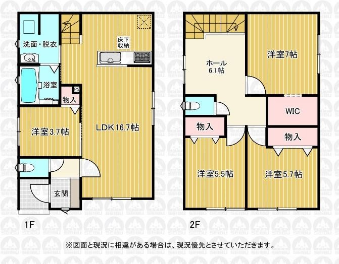【B号棟　間取り図】