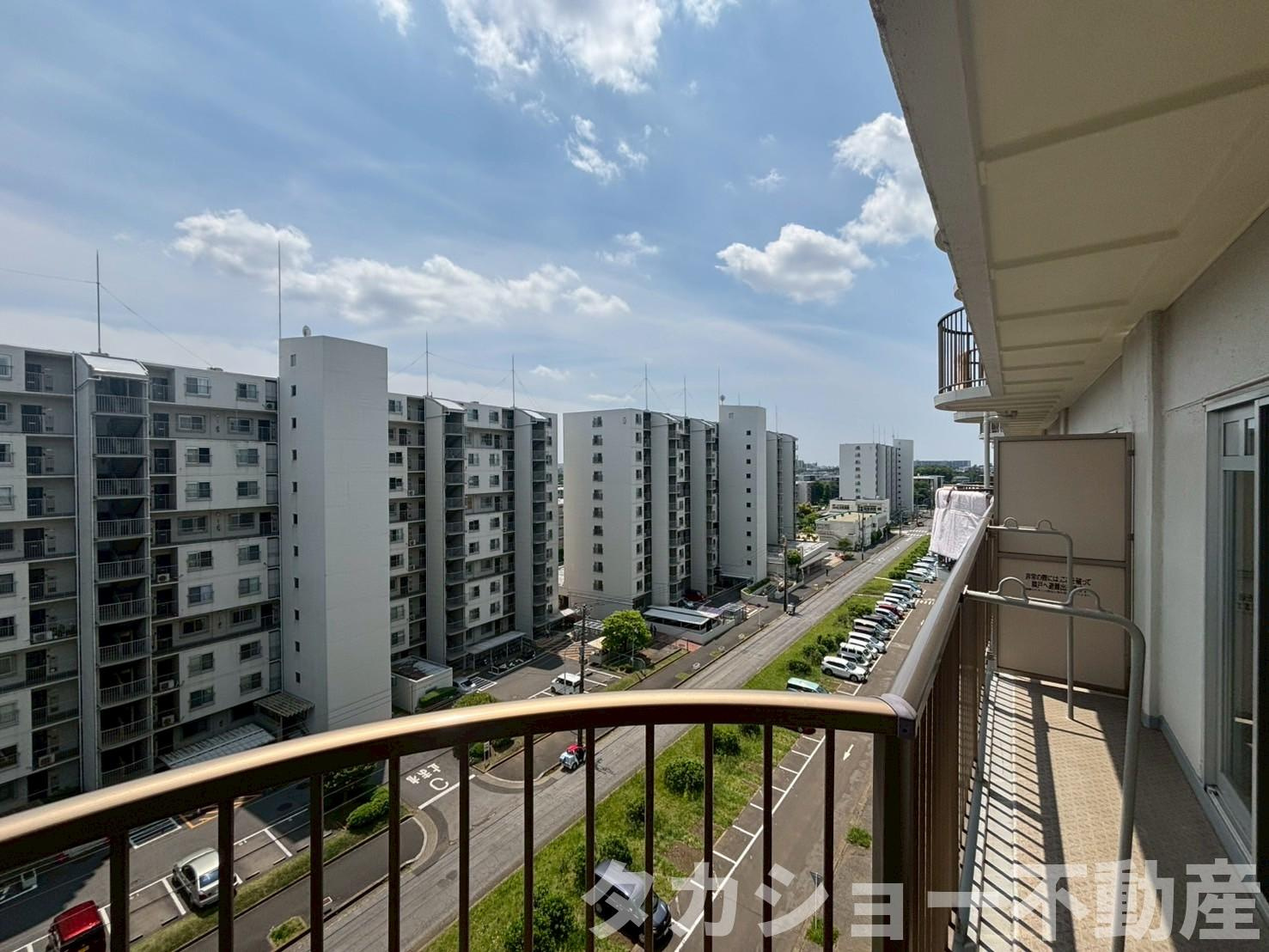 稲毛ファミールハイツ　1号棟の展望
