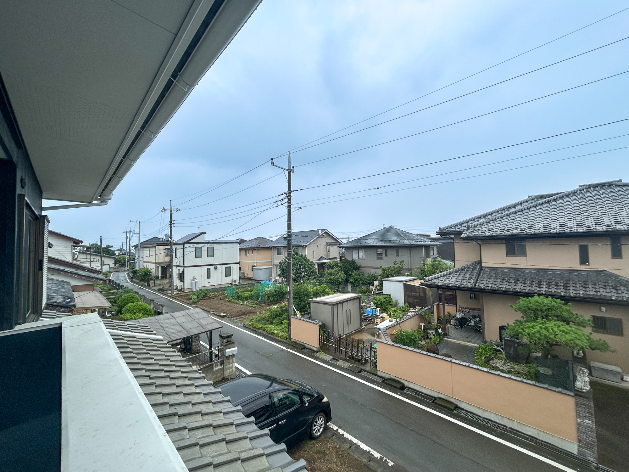 伊勢崎市田部井町1期　中古物件の展望|低層の一戸建てを中心とした街並みが整然と続き、周辺は高い建物が建っていないので、採光や開放性に恵まれ、空が広く緑の多い閑静な趣を感じる環境です。