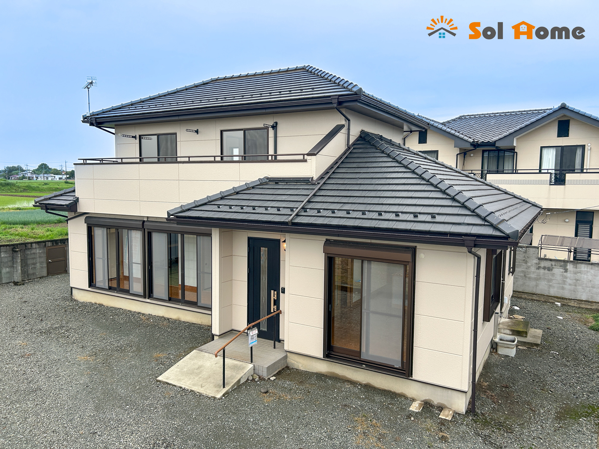 伊勢崎市五目牛町　中古物件の外観|◆本日のご案内も大歓迎です♪◆ 図面や写真では分からない部分を不動産のプロが丁寧にご説明いたします！！ 年中無休のソルホームはいつでもお問い合わせをお待ちしております♪