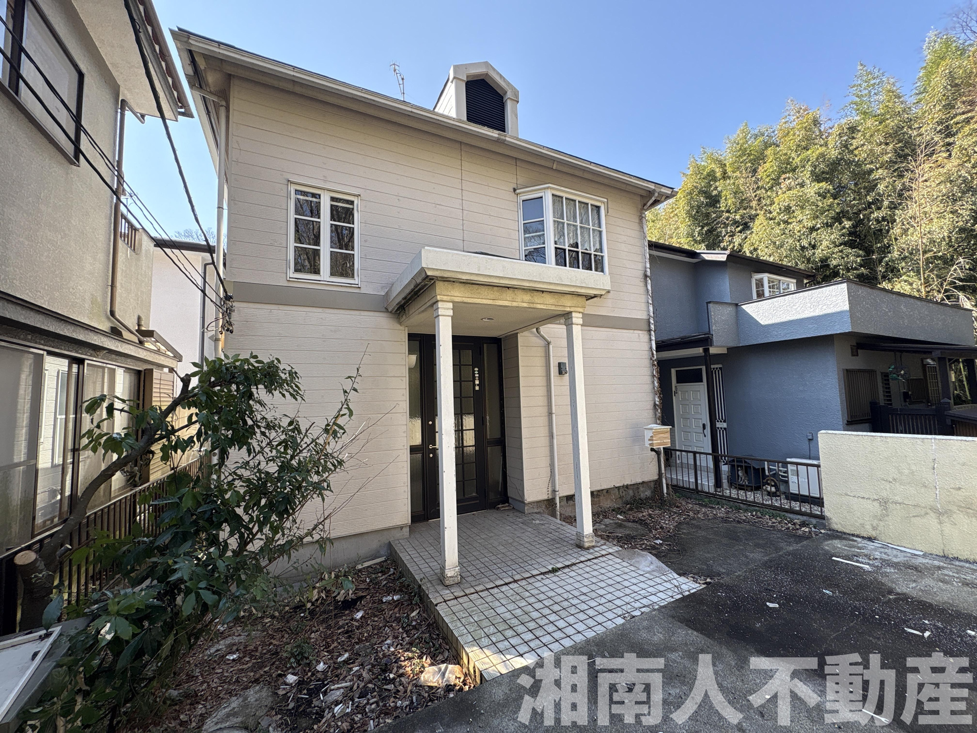 平塚市高根3丁目　戸建の外観|外観は落ち着いています