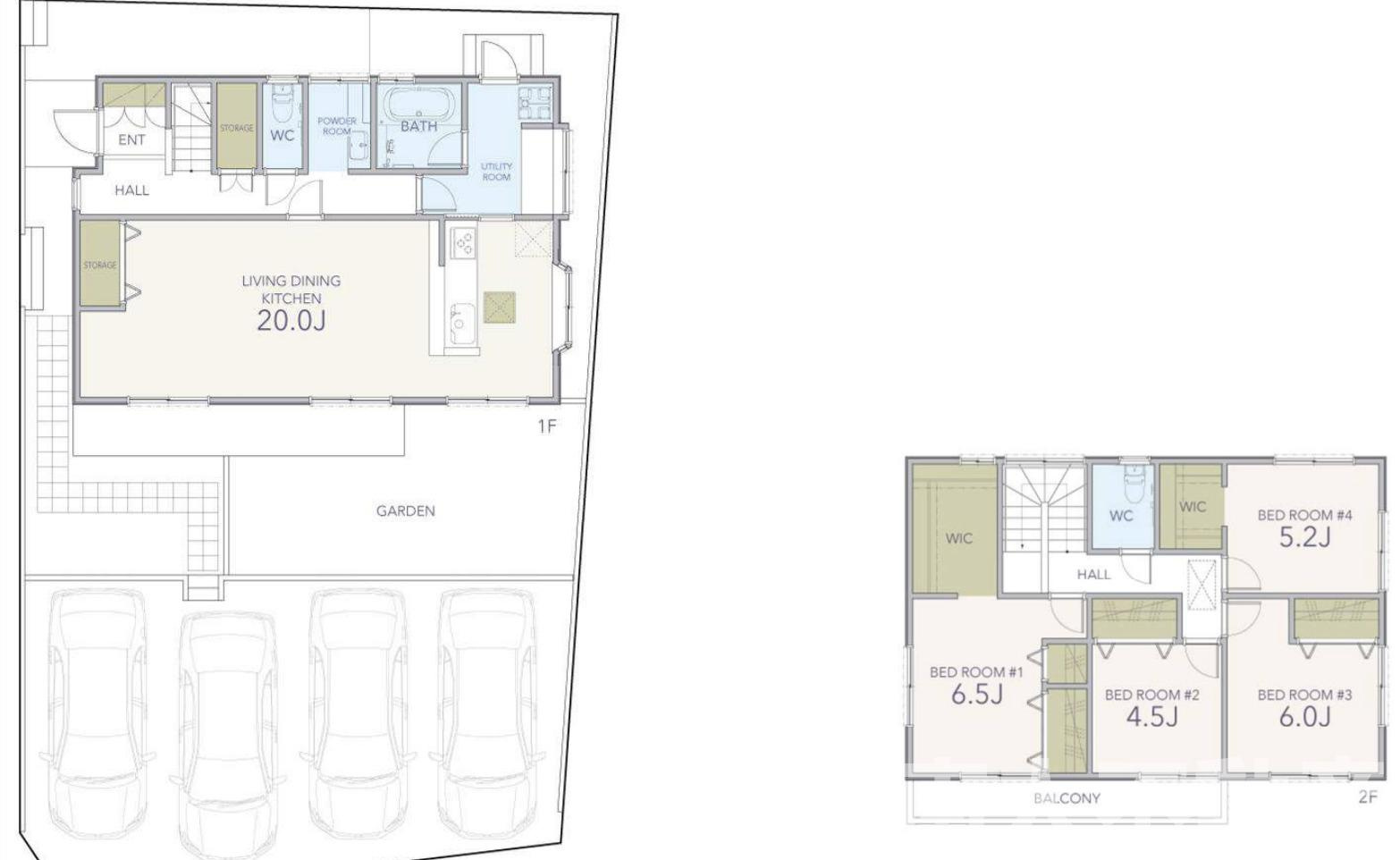 藤沢市用田２２００－３戸建ての間取り