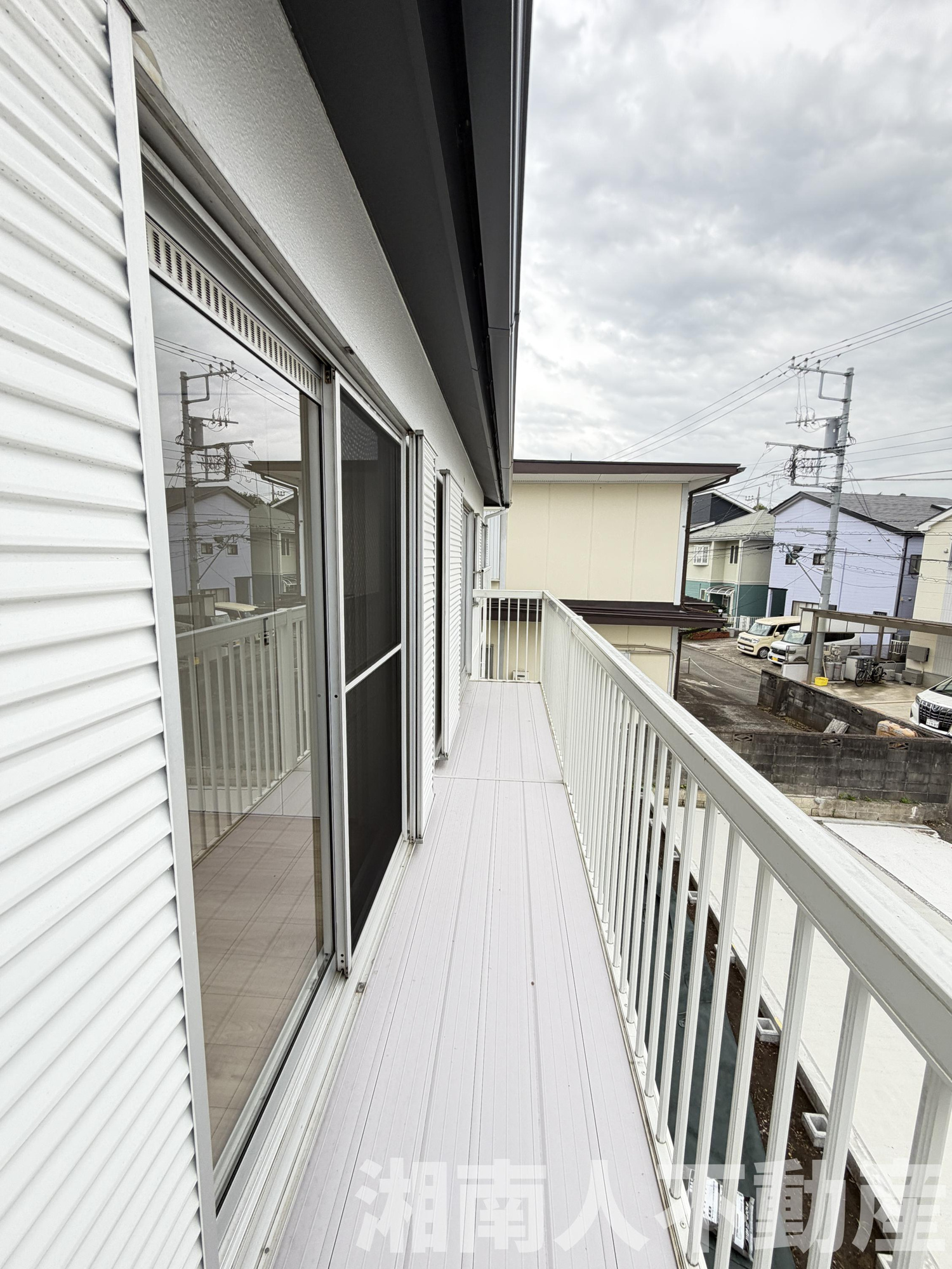 藤沢市用田２２００－３戸建てのバルコニー|暖かな日差しのふりそそぐバルコニー