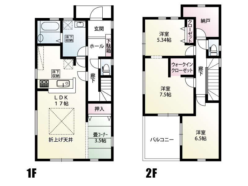 久喜市吉羽3丁目第5　5号棟　間取図
