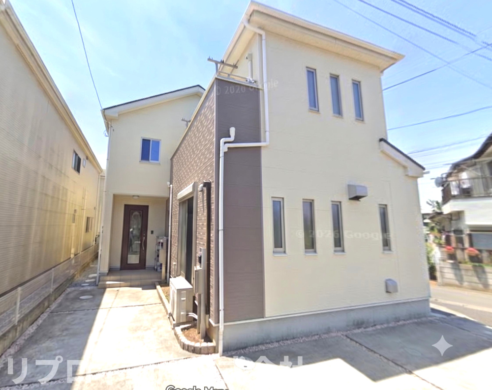 野田市山崎戸建ての外観|駐車3台可能（車種による）、オール電化の４LDK！東武野田アーバンパークライン「梅郷駅」徒歩１５分で周辺環境良好♪