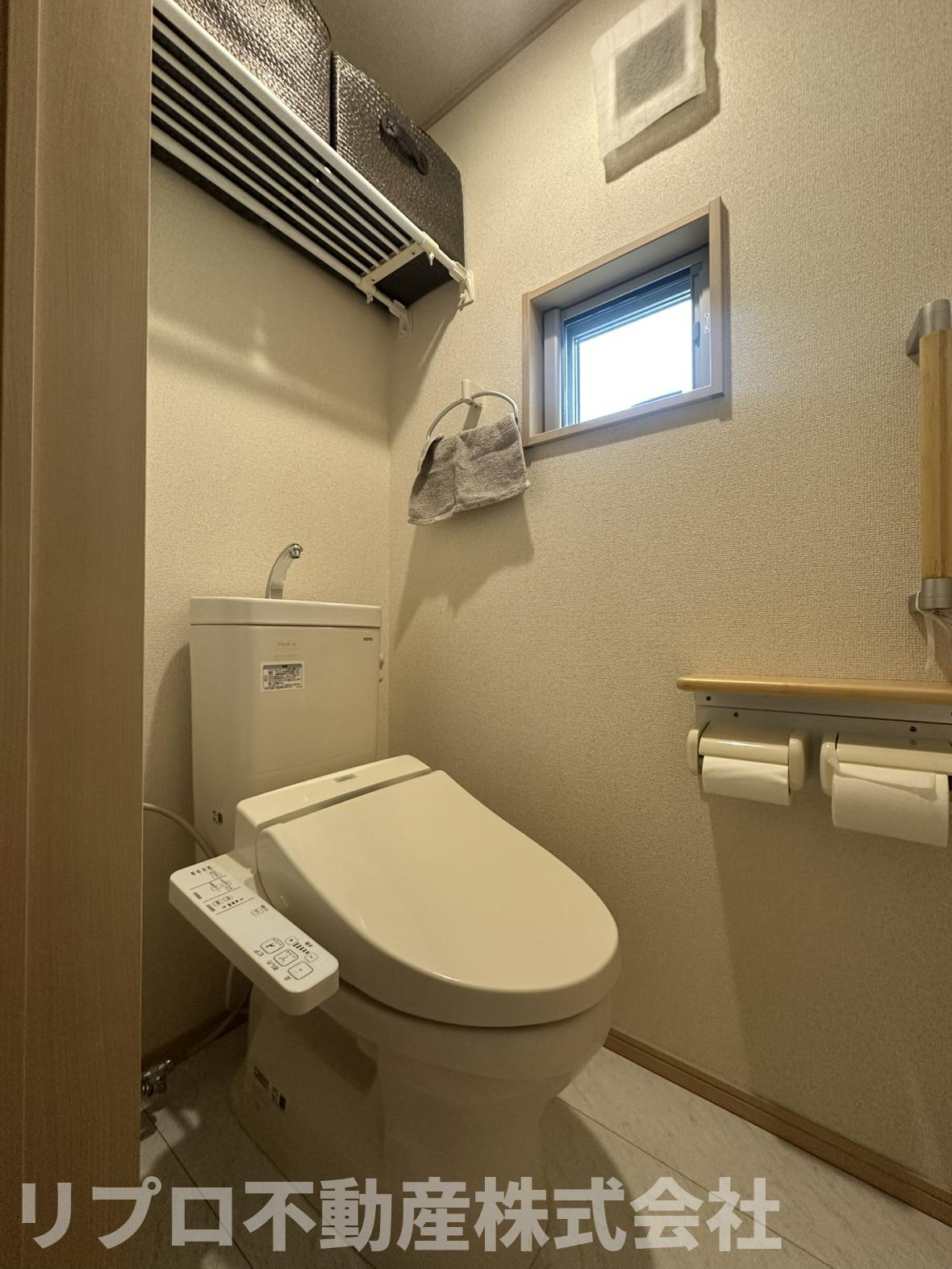 野田市山崎戸建てのトイレ|１階、２階ともトイレがあります!