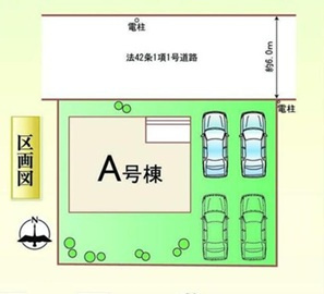 前橋市南町3丁目　新築住宅全1棟の区画図|◇土地56.11坪◇