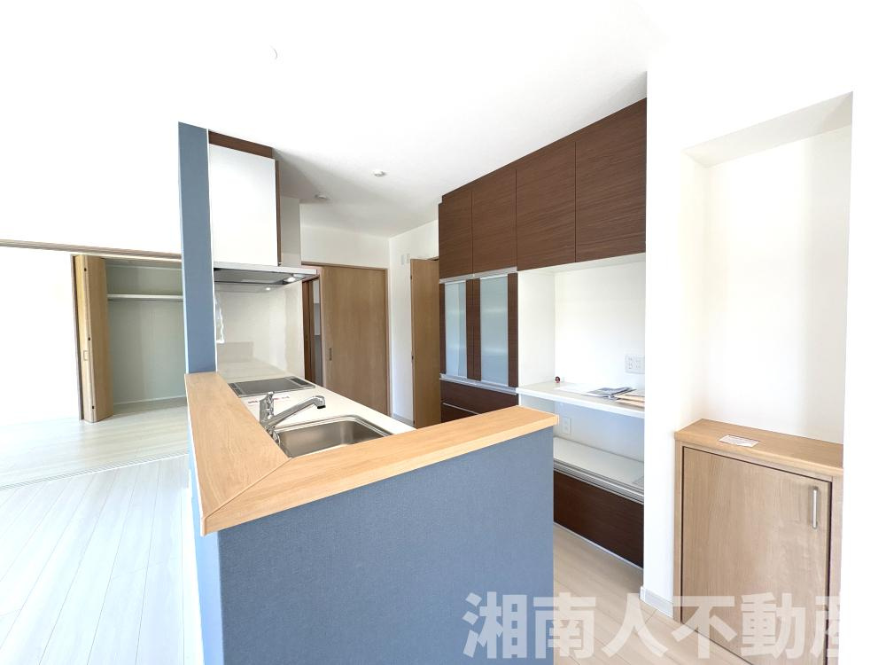 茅ヶ崎市堤　新築戸建のキッチン|使いやすいキッチンです