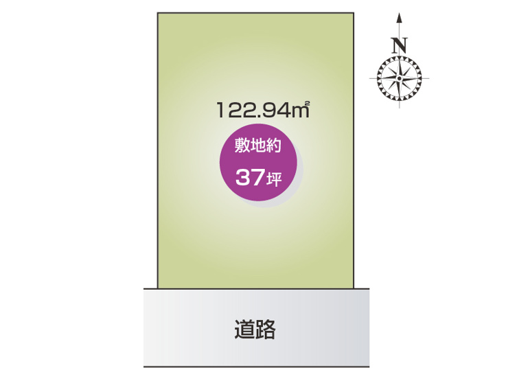 天神町　区画図
