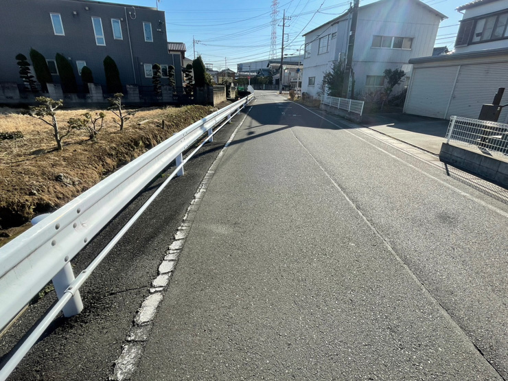 【比企郡川島町中山　前面道路】2023.1.20撮影