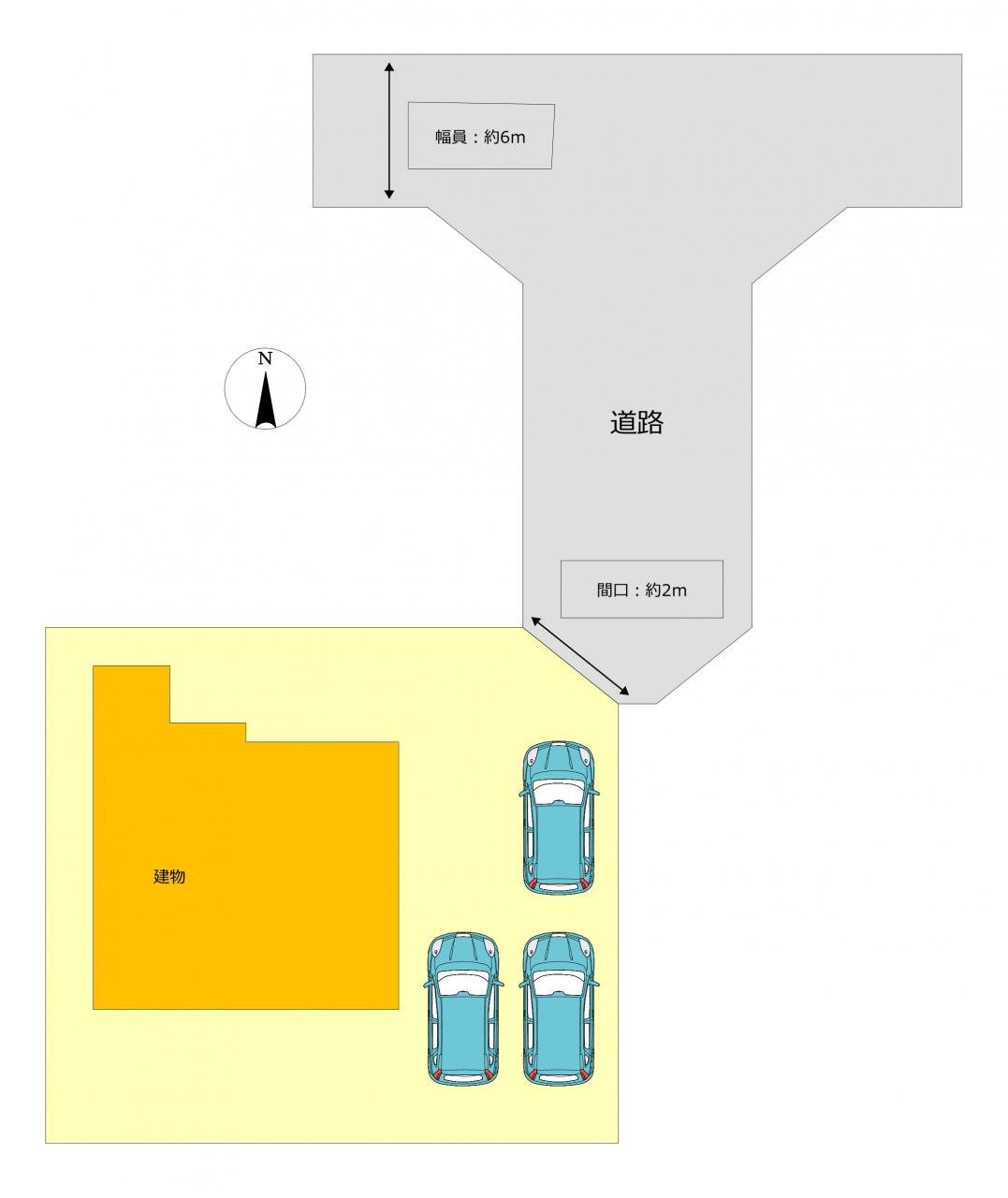 玉村町上新田　中古住宅の区画図|◇土地63.13坪◇