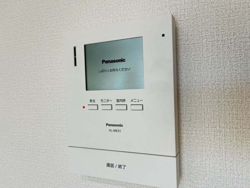 【みどり市笠懸町阿左美10区画　10号棟　モニター付きインターホン】