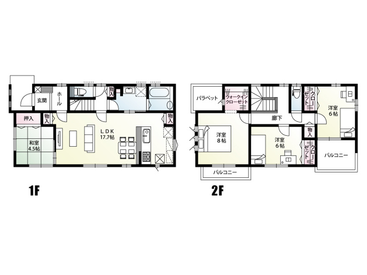 【みどり市笠懸町阿左美10区画　10号棟　間取り図】