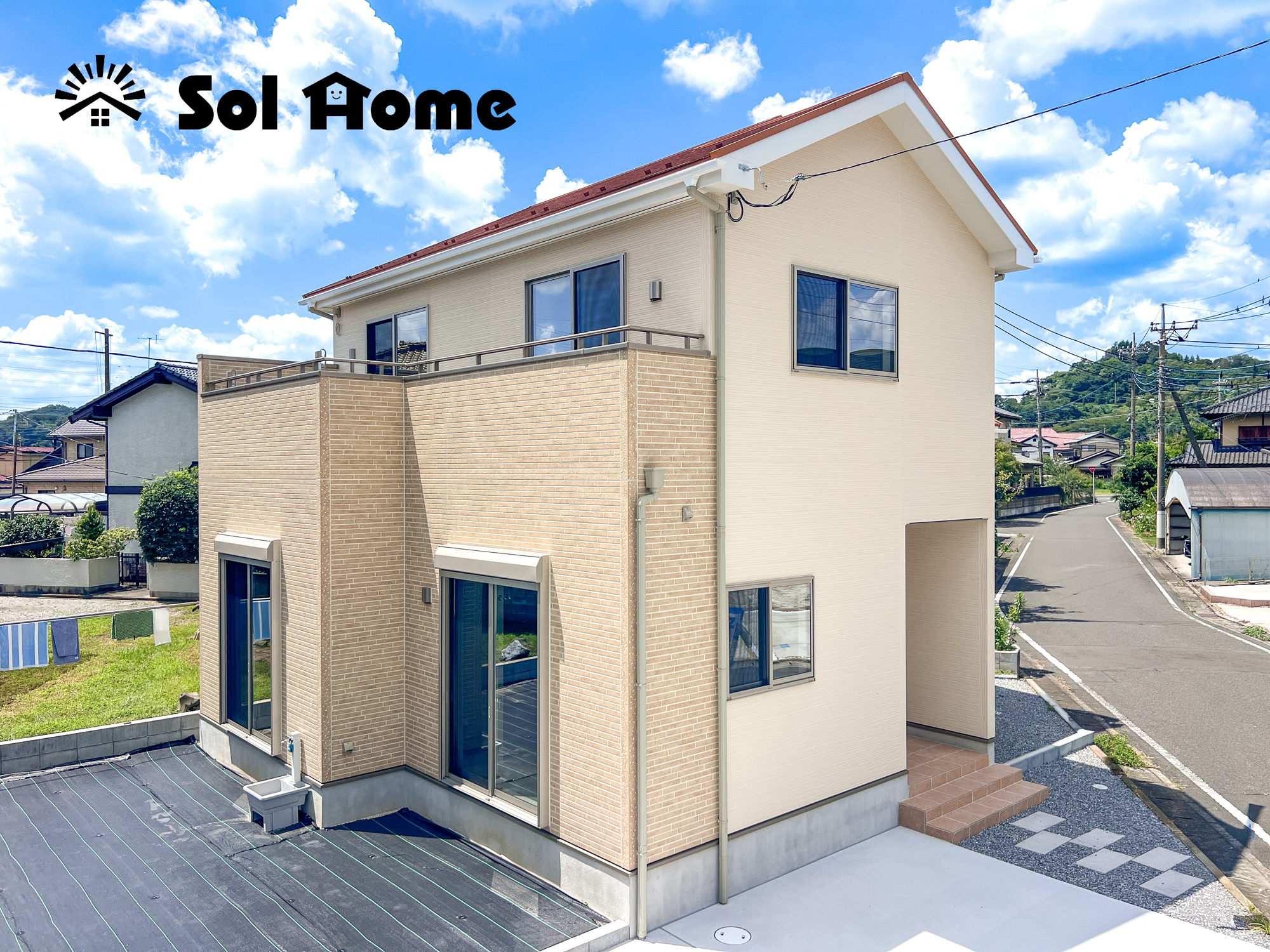 佐野市富士見町の新築一戸建の外観|◆本日のご案内も大歓迎です♪◆ 図面や写真では分からない部分を不動産のプロが丁寧にご説明いたします！！ 年中無休のソルホームはいつでもお問い合わせをお待ちしております♪