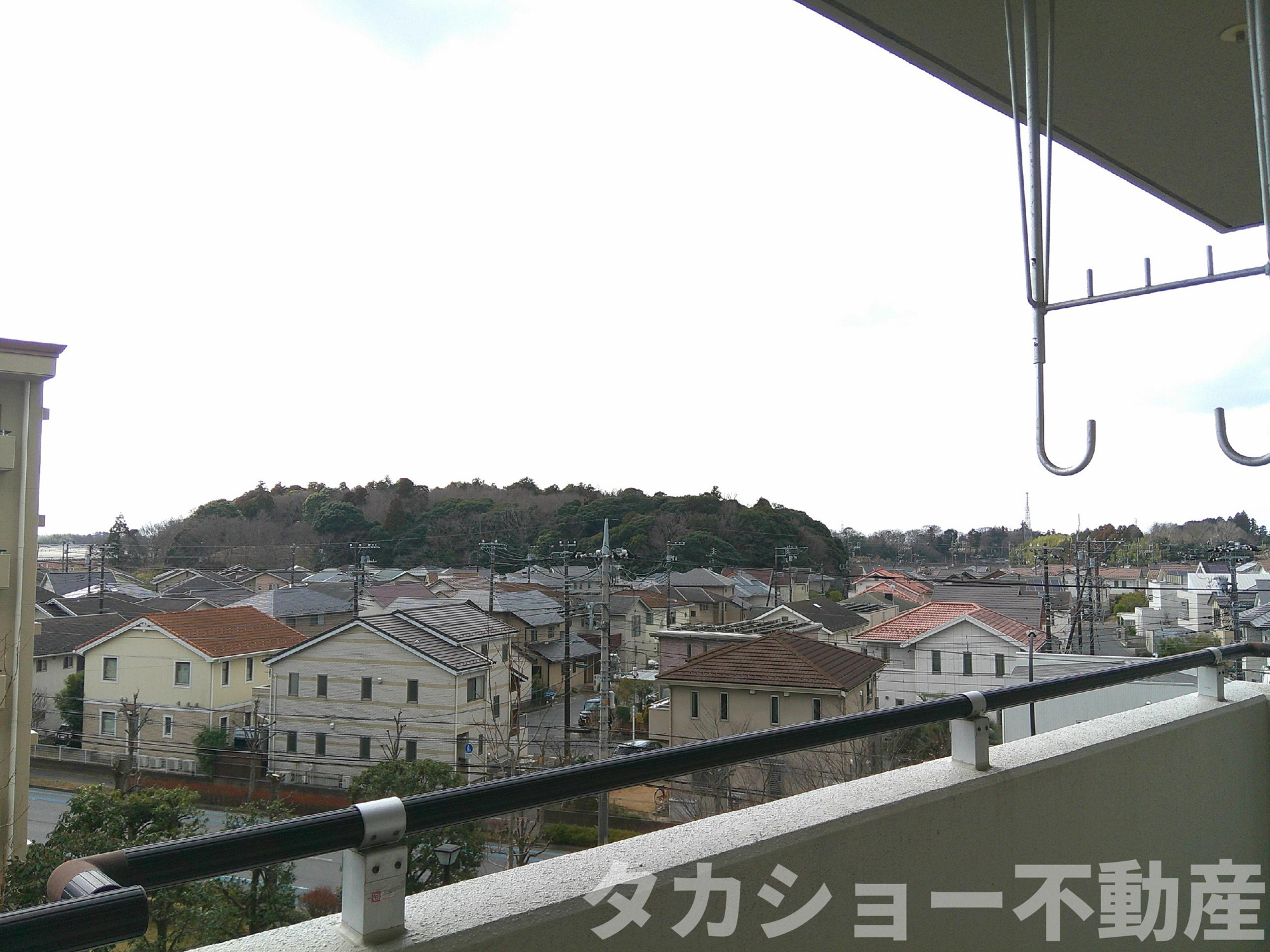 プラザ学園前2号棟の展望